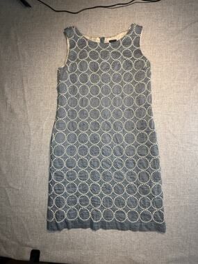 Mina Perhonen Tambourine Sleeveless dress Size 36 Embroidered